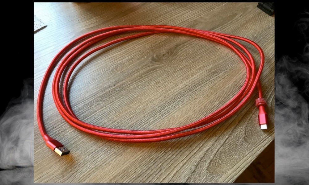A USB to USB-C Cable 