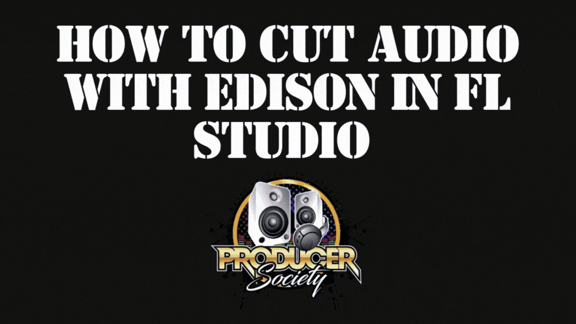 How to Cut Audio in the Edison Sampler in FL Studio - GIF