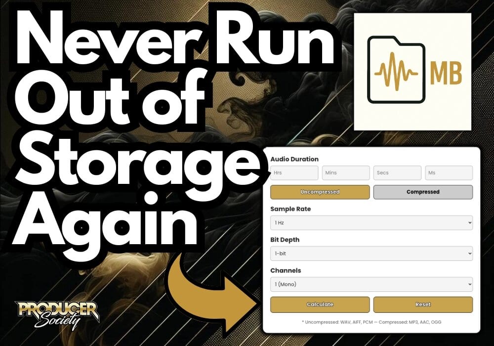 1. Never Run Out of Storage Again - Audio File Size Calculator - Featured Image
