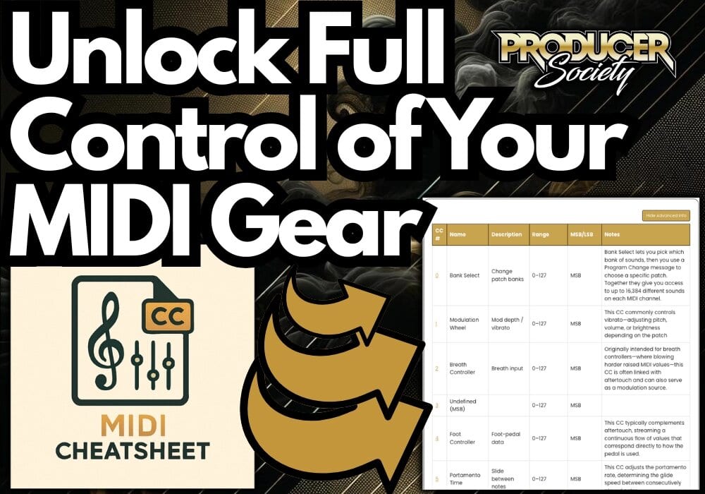 19 - MIDI CC Cheatsheet - Featured Image